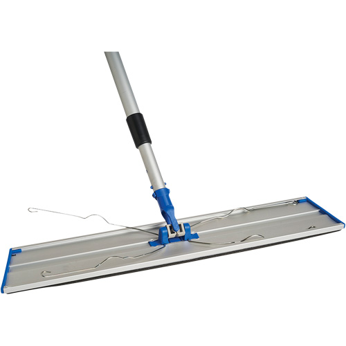 Static Attack Dust Mop Frame & Telescopic Handle, 24", Aluminum Fastek