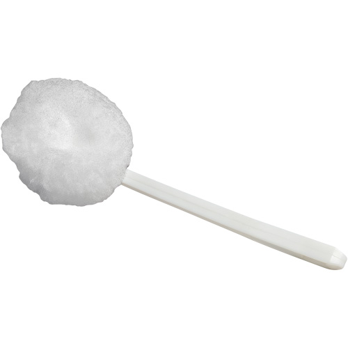 Bowl Swab Cleaning Brush, 12" L, Acrylic Bristles, White Fastek