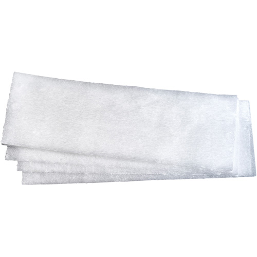 Static Attack Mop Sheets, Polyethylene, White Fastek