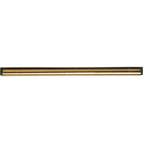 Window Squeegee Channel and Rubber, 12", Rubber, Brass Frame Fastek