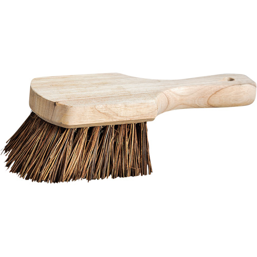 Brosse &agrave; chaudron &agrave; manche court, Soies Ferme, Longueur de 9", Brun Fastek
