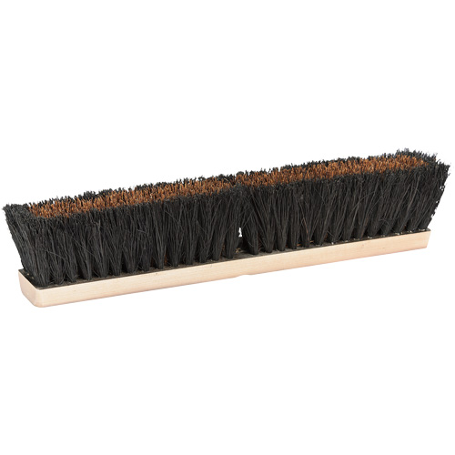 Push Broom Head, 36", Coarse/Medium, Tampico/Palmyra Bristles Fastek