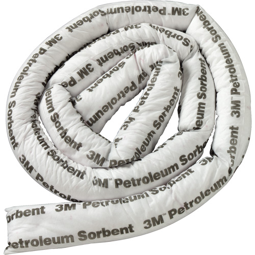 Petroleum Sorbent Mini-Boom, Oil Only, 1' L x 3" W, 15.7 gal Absorbancy Fastek