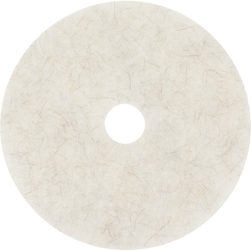 Natural Blend Pad, 17", Burnishing, White Fastek