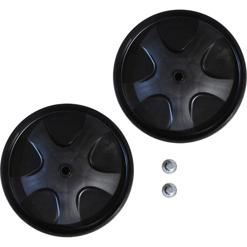 Replacement Wheels & Push Caps for Waste Dolly Fastek