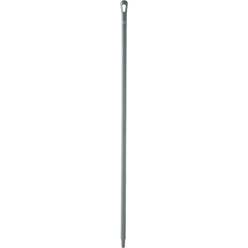 Ultra Hygiene Handle, Polypropylene, Ergonomic, Euro Threaded Tip, 1-1/4" Diameter, 59" Length Fastek