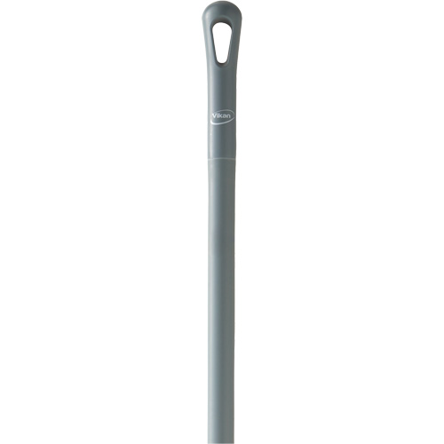 Ultra Hygiene Handle, Polypropylene, Ergonomic, Euro Threaded Tip, 1-1/4" Diameter, 59" Length Fastek