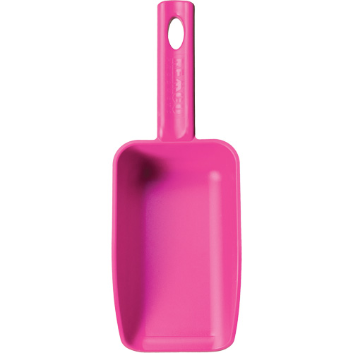 Mini Hand Scoop, Plastic, Pink, 16 oz. Fastek