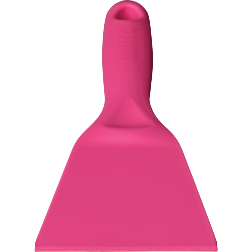 Plastic Scraper, Pink, 3" W x 8" L Fastek