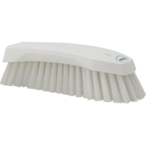 Grande brosse &agrave; main oblique, Soies Ferme, Longueur de 8", Blanc Fastek