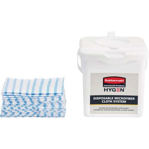 Seau de chargement pour chiffons microfibres, Blanc Fastek