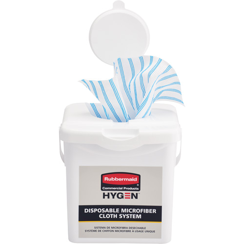 Seau de chargement pour chiffons microfibres, Blanc Fastek