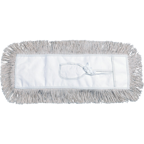 Dust Mop, Tie-On Style, Cotton, 48" L x 5" W Fastek