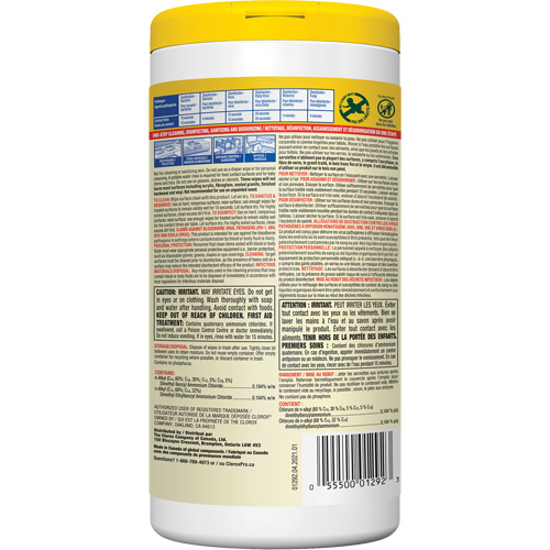 Disinfecting Wipes, 75 Count Fastek