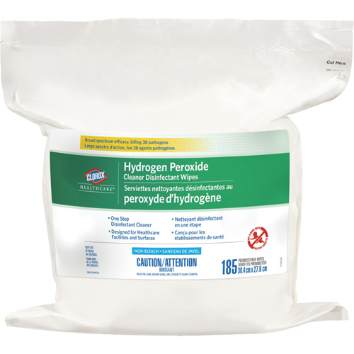 Healthcare&reg; Hydrogen Peroxide Cleaner Disinfecting Wipes, 185 Count Fastek