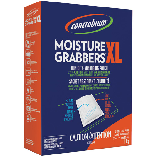 Sachets d&eacute;shydratants Concrobium Moisture Grabbers XL Fastek