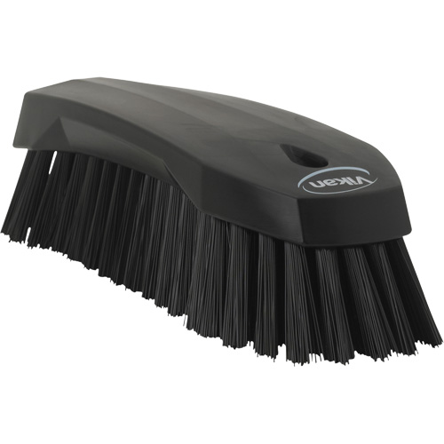 Grande brosse &agrave; main oblique, Soies Ferme, Longueur de 8", Noir Fastek