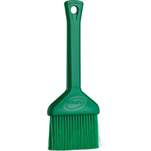 3" Pastry Brush, Soft Bristles, 7-3/4" Long, Green Fastek