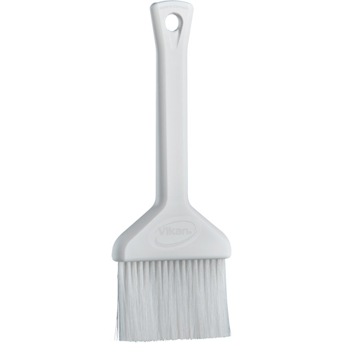 3" Pastry Brush, Soft Bristles, 7-3/4" Long, White Fastek
