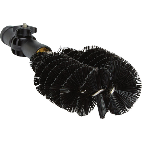 Drain Cleaning Brush, Stiff Bristles, 11" Long, Black Fastek