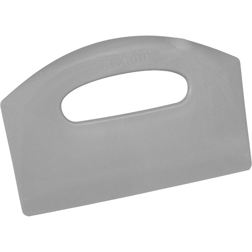 Metal Detectable Bench Scraper, Grey, 8-1/2" W x 5-1/4" L Fastek