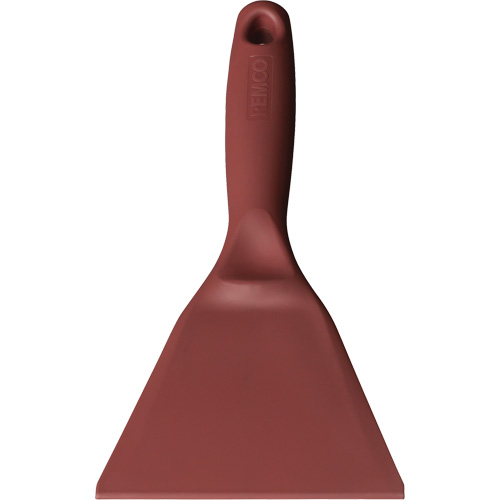 Large Metal Detectable Scraper, Red, 4-1/4" W x 10" L Fastek