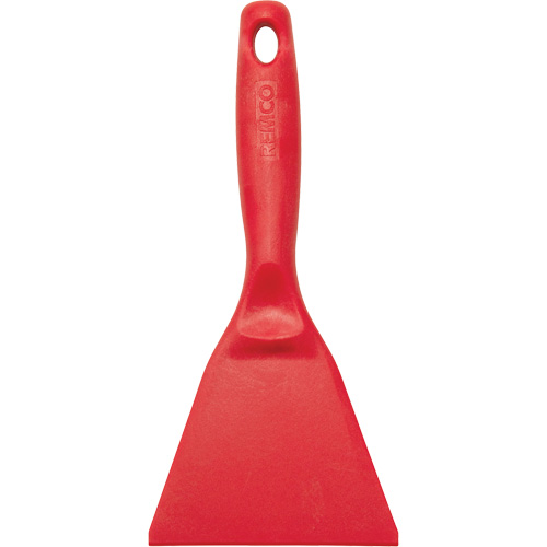 High Temperature Large Hand Scraper, Red, 4-1/4" W x 9-3/8" L Fastek