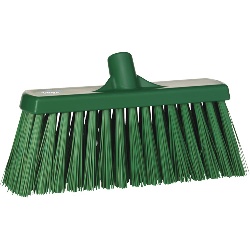 Balai-brosse robuste, Crins Ferme, 13", Polyester, Vert Fastek