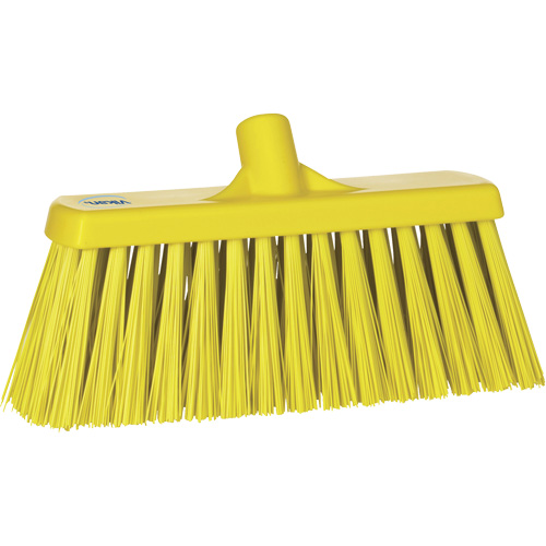 Balai-brosse robuste, Crins Ferme, 13", Polyester, Jaune Fastek