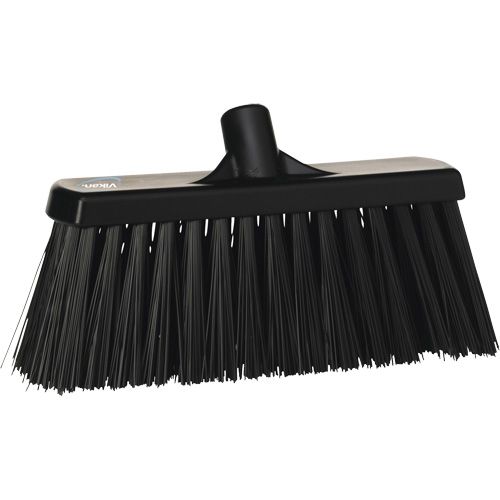 Balai-brosse robuste, Crins Ferme, 13", Polyester, Noir Fastek