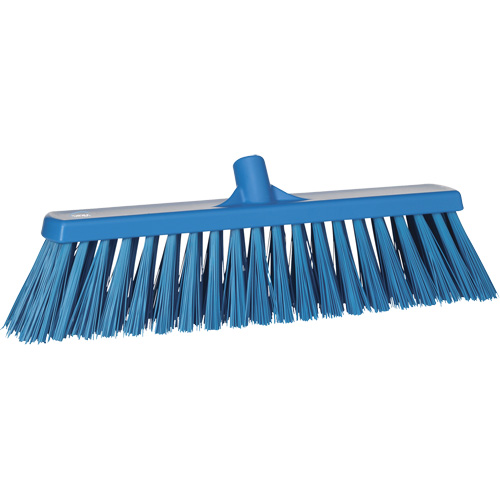 Balai-brosse robuste, Crins Ferme, 20", Polyester, Bleu Fastek