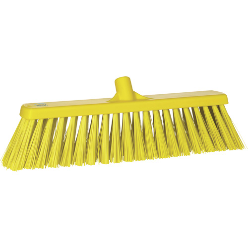 Balai-brosse robuste, Crins Ferme, 20", Polyester, Jaune Fastek