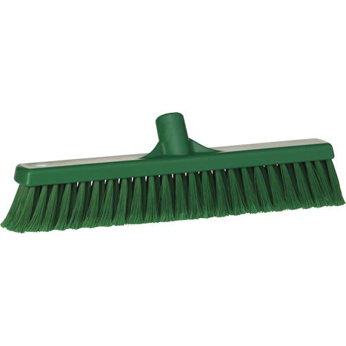 Balai-brosse pour particules fines, Crins Fin/&agrave; bout ouvrant, 16-1/4", Polypropyl&egrave;ne, Vert Fastek