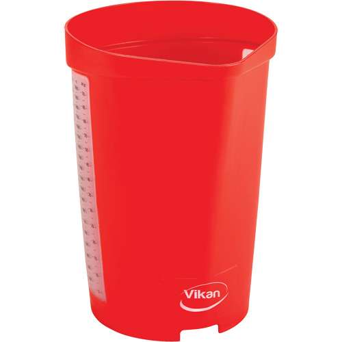 Measuring Jug, Plastic, Red, 65 oz. Fastek