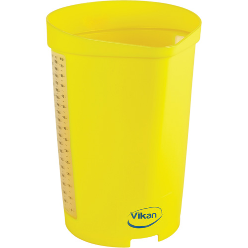 Measuring Jug, Plastic, Yellow, 65 oz. Fastek