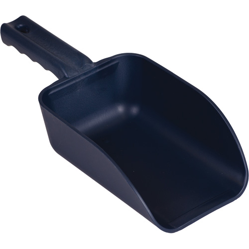 Metal Detectable Hand Scoop, Plastic, Blue, 32 oz. Fastek