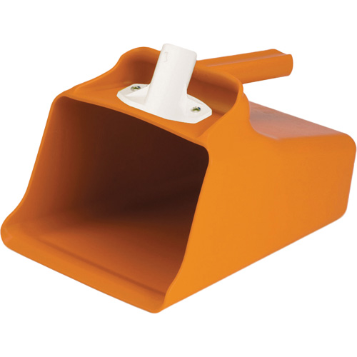 Grande pelle &agrave; main &agrave; puiser, Plastique, Orange, 128 oz. Fastek