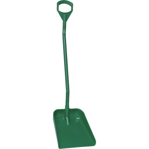 Pelle ergonomique &agrave; grande lame, Longueur de 51", Plastique, Vert Fastek