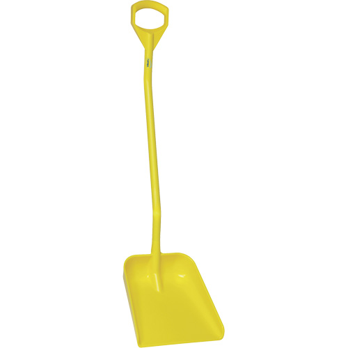 Pelle ergonomique &agrave; grande lame, Longueur de 51", Plastique, Jaune Fastek