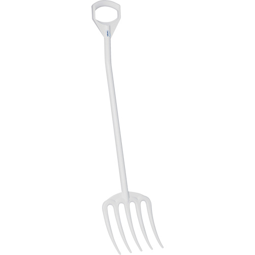 Hygienic Fork, 49" Length, Plastic, White Fastek