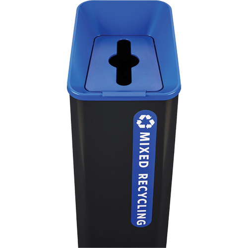 Sustain Mixed Recycling Container, Bulk, Plastic, 15 US gal. Fastek