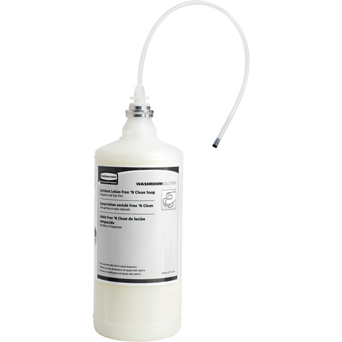 OneShot&reg; Dye & Fragrance Free Lotion Hand Soap Refill, Cream, 800 ml, Unscented Fastek