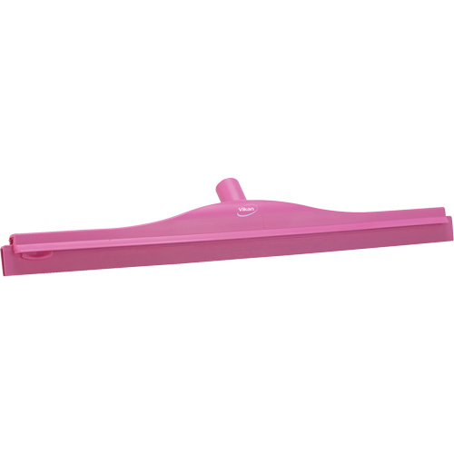 Double Blade Ultra Hygiene Floor Squeegee, 24", Pink Fastek