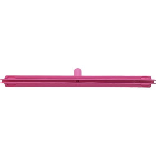 Double Blade Ultra Hygiene Floor Squeegee, 24", Pink Fastek