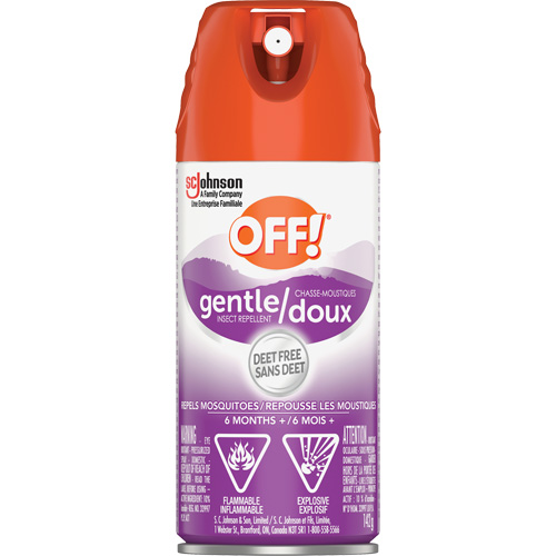 R&eacute;pulsif &agrave; insectes doux Off!, Sans DEET, A&eacute;rosol, 142 g Fastek
