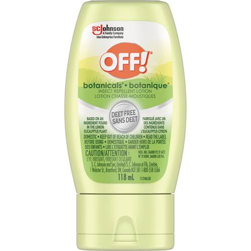 Off!&reg; Botanicals&reg; Insect Repellent, DEET Free, Lotion, 118 g Fastek