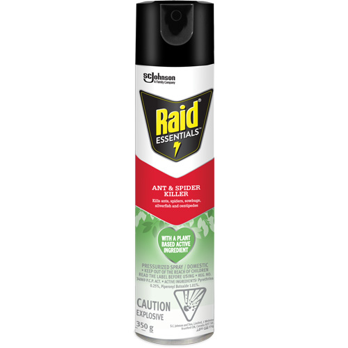 Raid&reg; Essentials Ant & Spider Killer, 350 g, Aerosol Can Fastek