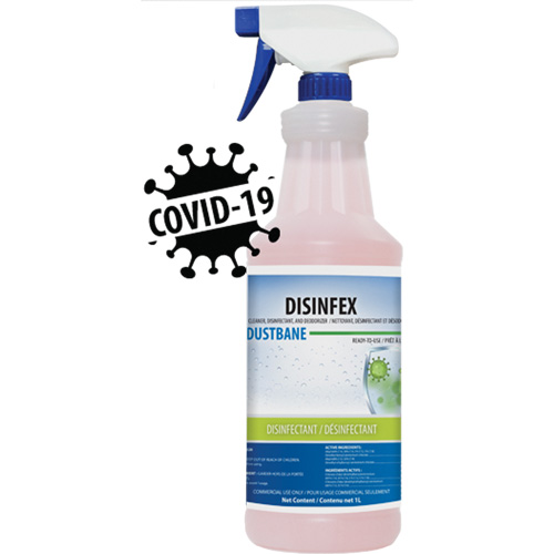 Nettoyant, d&eacute;sinfectant et d&eacute;sodorisant Disinfex, 1 L, Bouteille Fastek