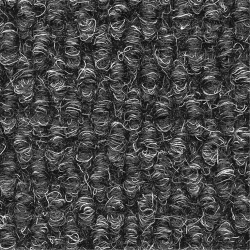Supreme Knob Entrance Matting, Wiper/Scraper, 6-5/6' x 6' x 7/16", Charcoal Fastek