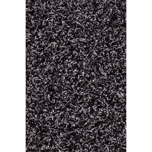 Tapis dint&eacute;rieur/ext&eacute;rieur Tundra, Latex/Polypropyl&egrave;ne, Grattoir Type, Motif Velours touffet&eacute;, 3-1/2' x 6', Charbon Fastek